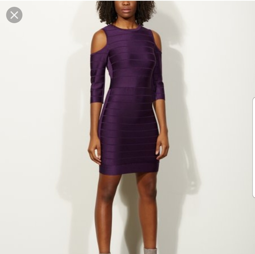 Purple bodycon French connection dress